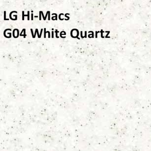 Lg hi macs g04 white quartz